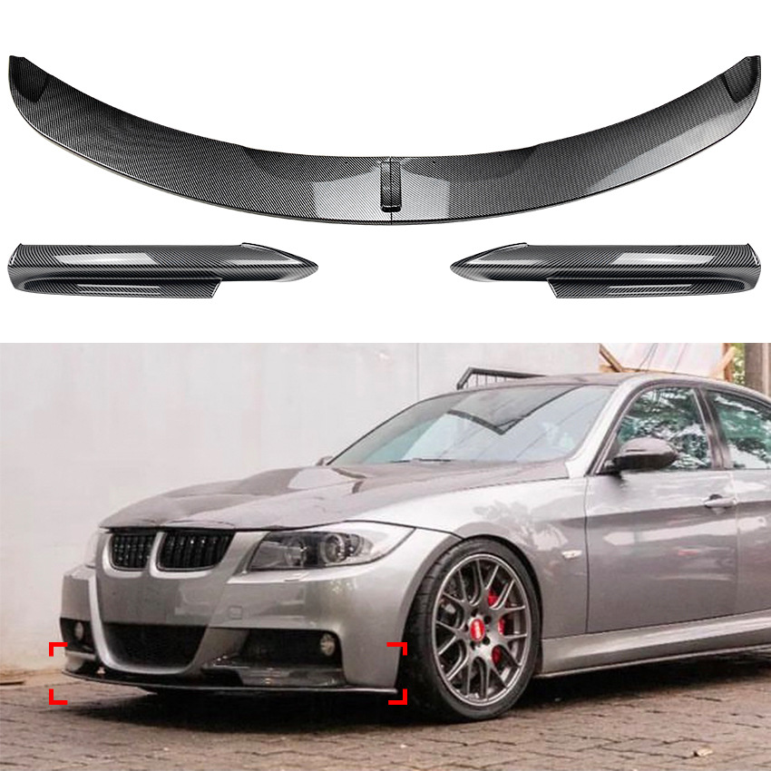 Tech Accessories Kit - レースフロントリップサイドコーナーコンボキット（プレLCI BMW E90 3シリーズ M-Tech 2005-2008