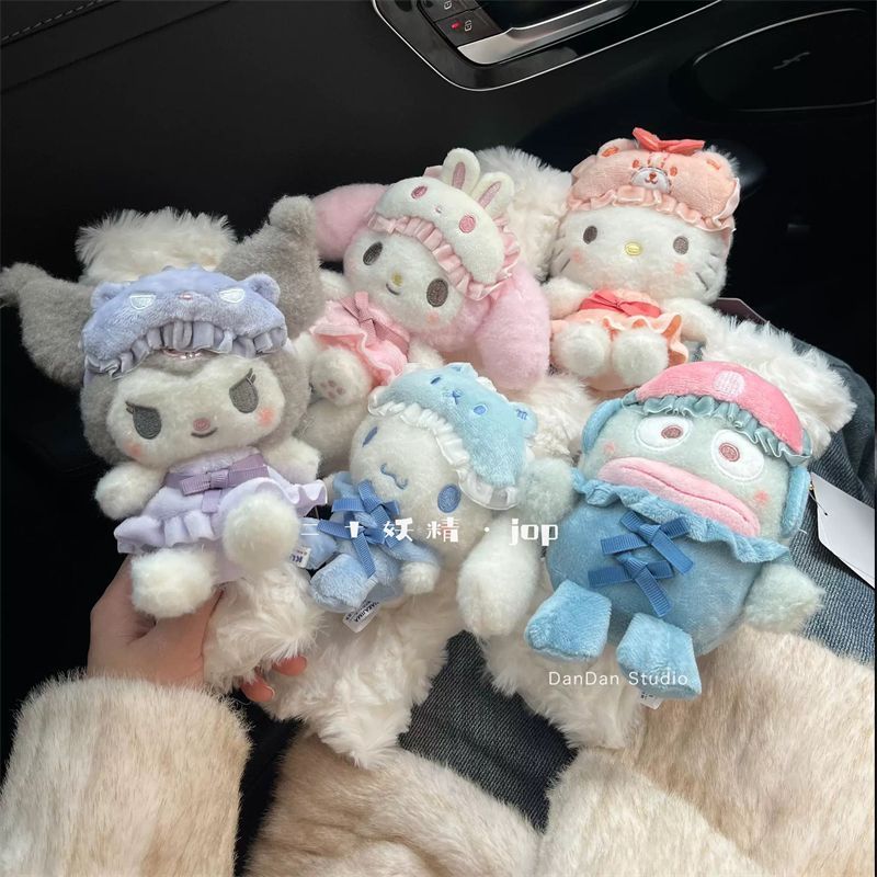 Kawaii Tech Accessories - 漫画の猫のカーシートベルトショルダーカバー、ウサギや犬の人形、漫画の車内アクセサリー、シートベルト保護カバー、女の子へのプレゼント