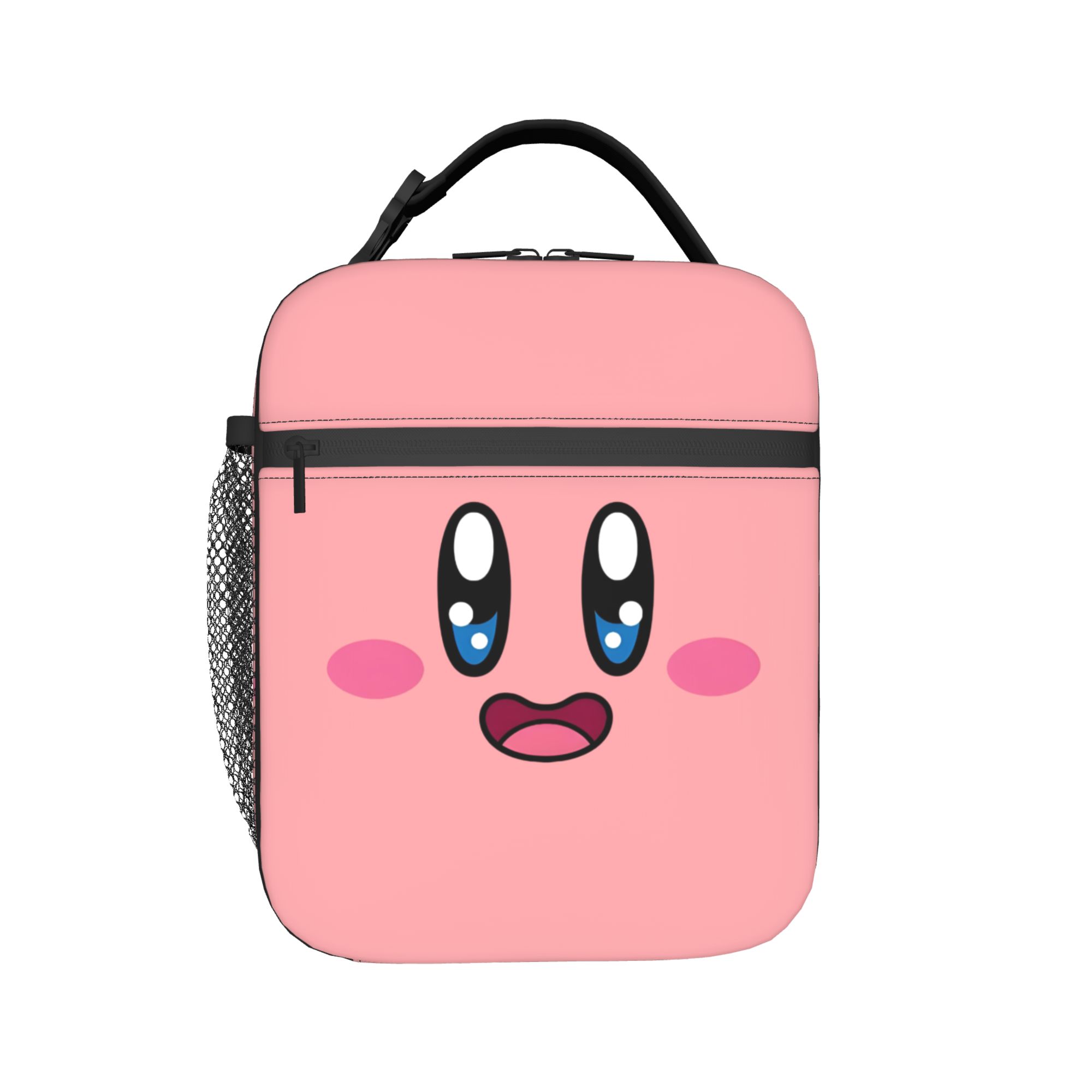 Kawaii Tech Accessories - カスタム K-Kirbys 再利用可能なランチボックス防水かわいい漫画人形サーマルクーラー食品断熱ランチバッグオフィスワーク