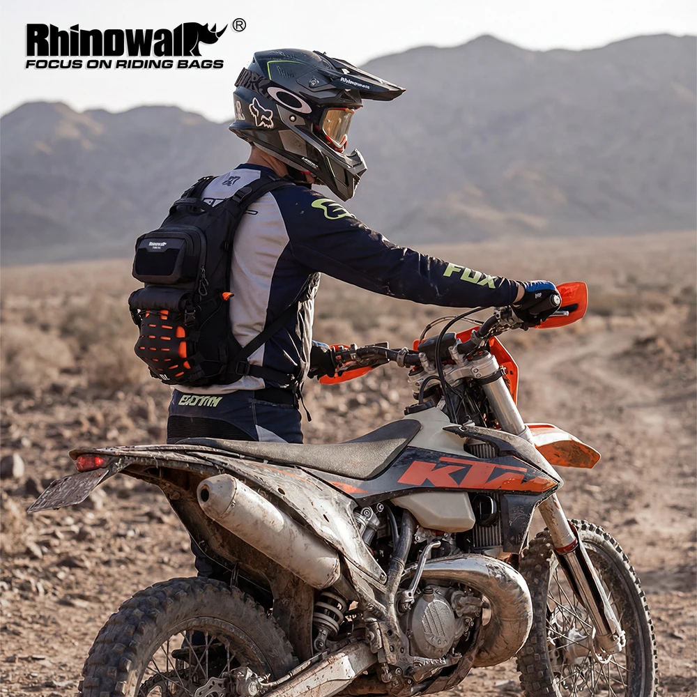 Tech Accessories Bag - Rhinowalk バイク用バックパック 10L レインカバー付き 多機能サイクリング拡張バッグ スマホ・カメラバッグ