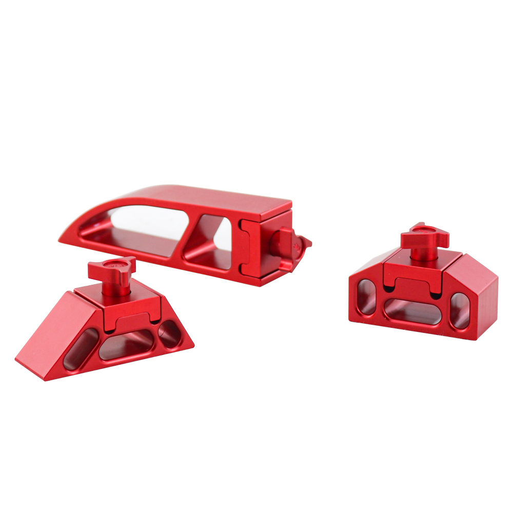 Tech Accessories Holder - コンパクトな DIY ハンドツールアルミ合金サンドペーパーホルダー木工フラットアーク研磨ツール固定研磨モデル