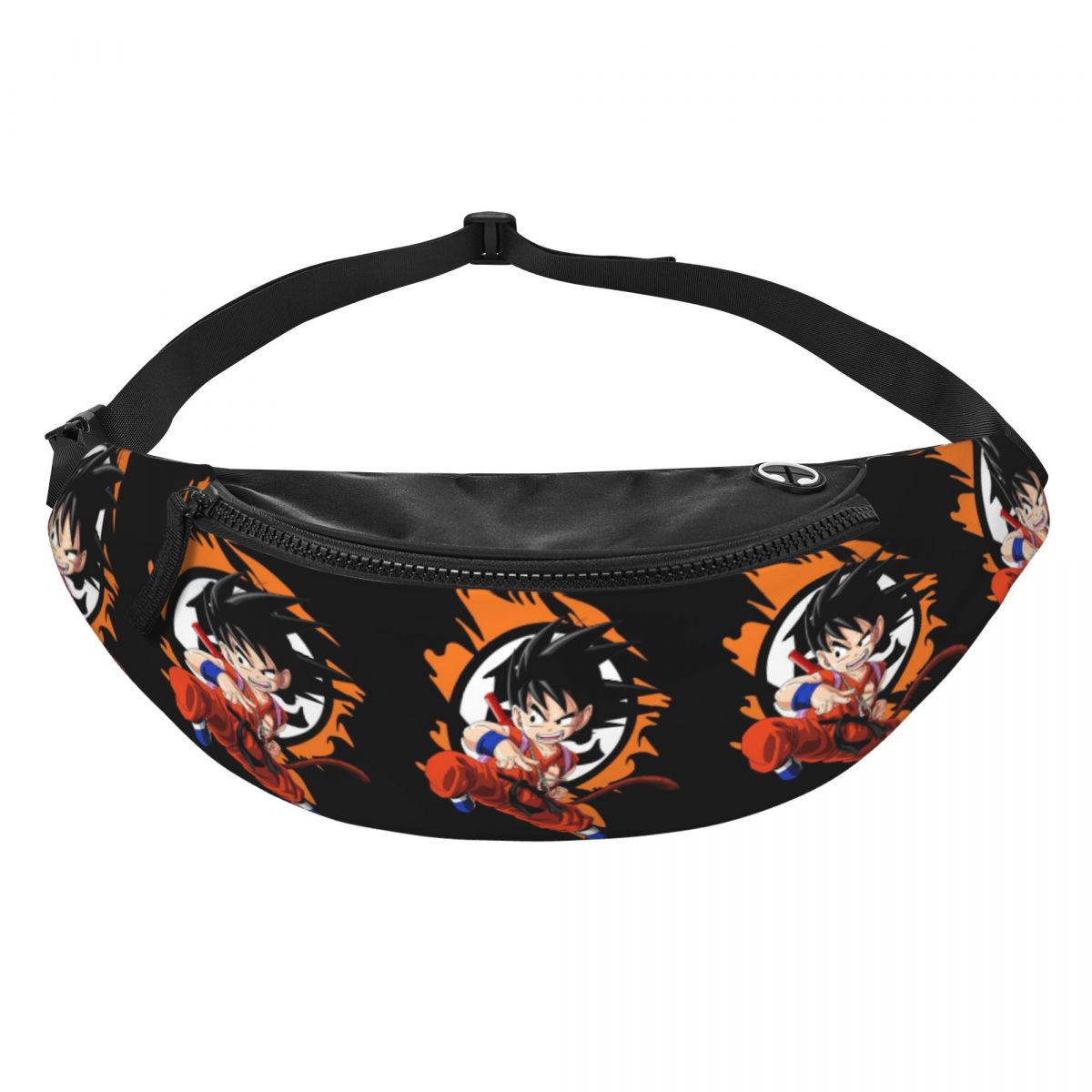 Tech Accessories Bag - カスタム孫悟空Zファニーパック メンズ レディース アニメDBZ クロスボディウエストバッグ サイクリング