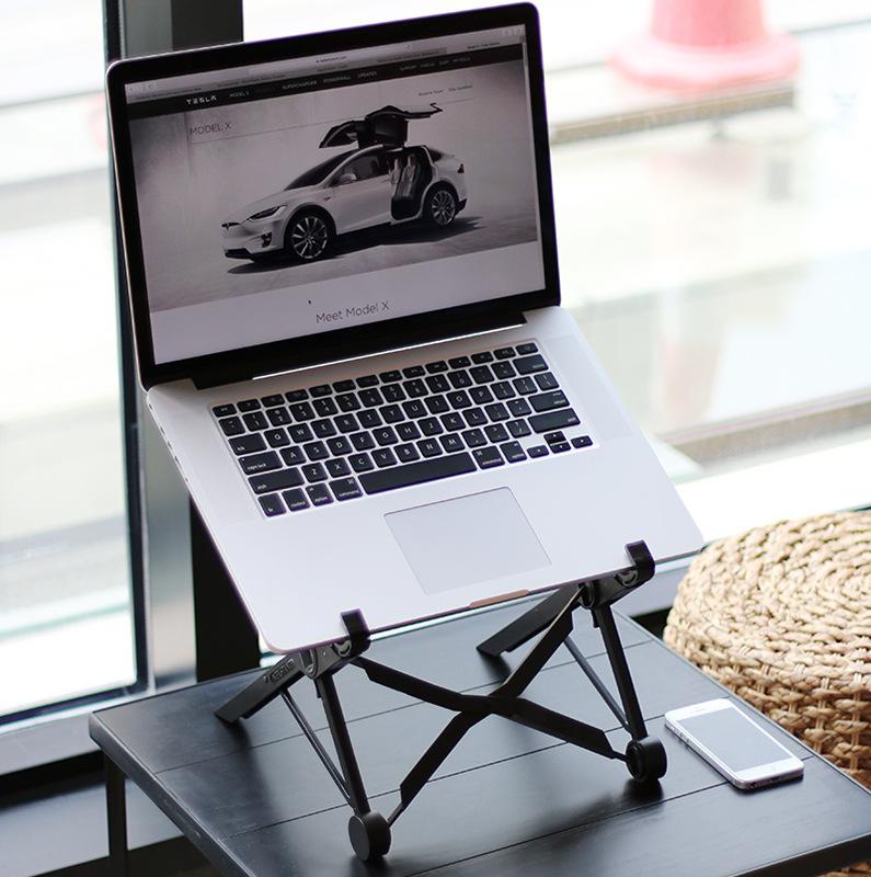 Laptop Stand Bamboo - NEXSTAND K2 折りたたみポータブルラップトップスタンド視野角/高さ調整可能な高品質アルミニウム合金ブラケット
