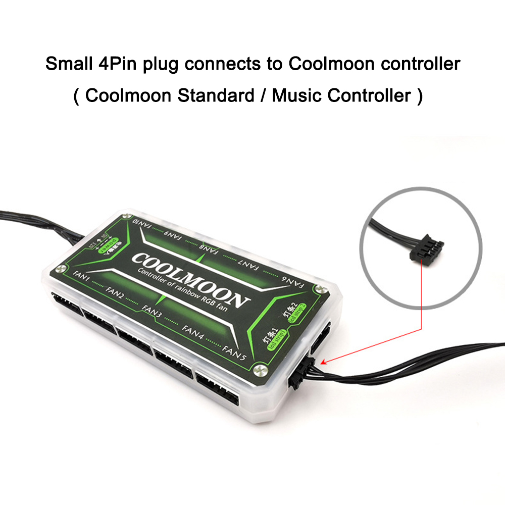 Coolmoon-コンピューター用の5v LEDグラフィック - Tech Accessories Pc のレビューと価格