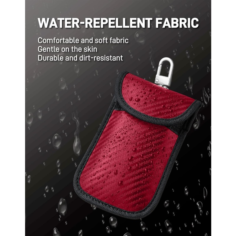 2個入り 車のキーシグナルブロッカーケース ファラデーケージ - Tech Accessories Bag のレビューと価格