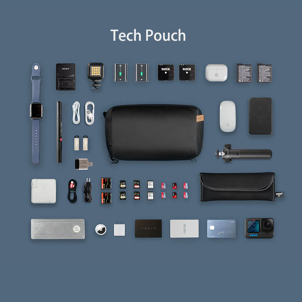 PGYTECH テックポーチオーガナイザーバッグ防水小型エレ - Tech Accessories Bag のレビューと価格