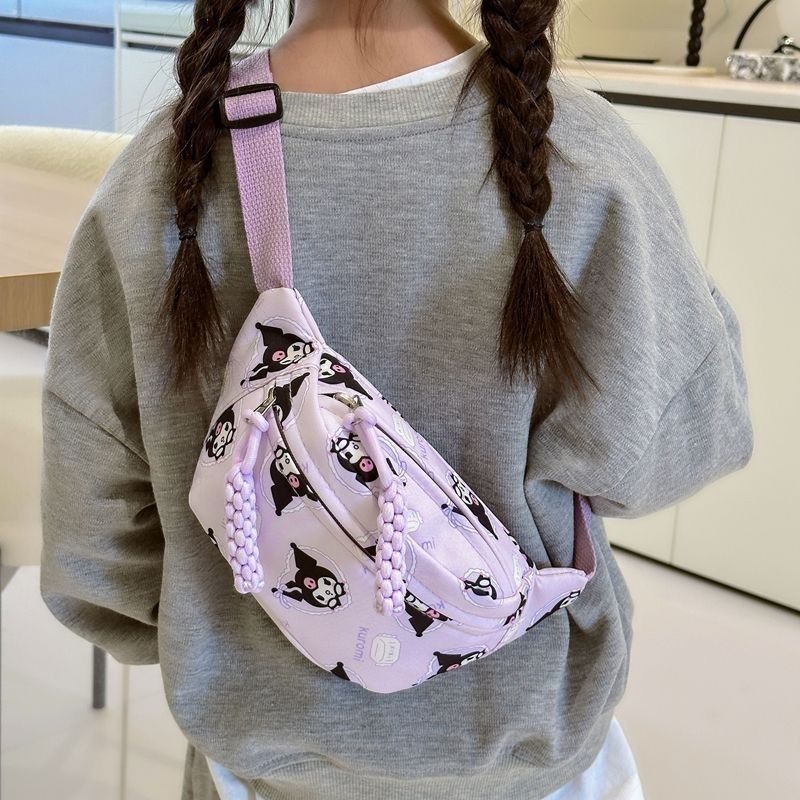 かわいいクロミプリントショルダークロスボディバッグ女性女の子 - Kawaii Tech Accessories のレビューと価格
