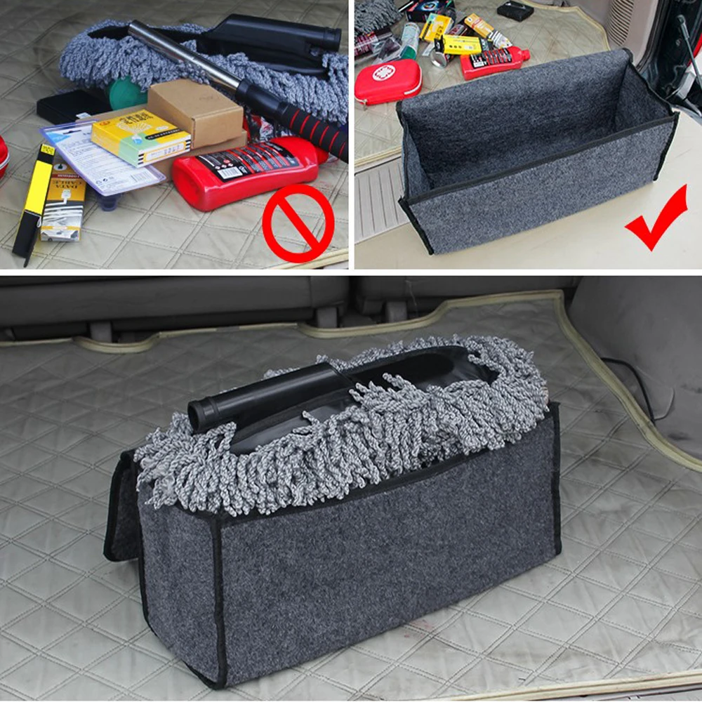 KKJOY フェルト車のトランクオーガナイザー折りたたみ収納 - Tech Accessories Bag のレビューと価格