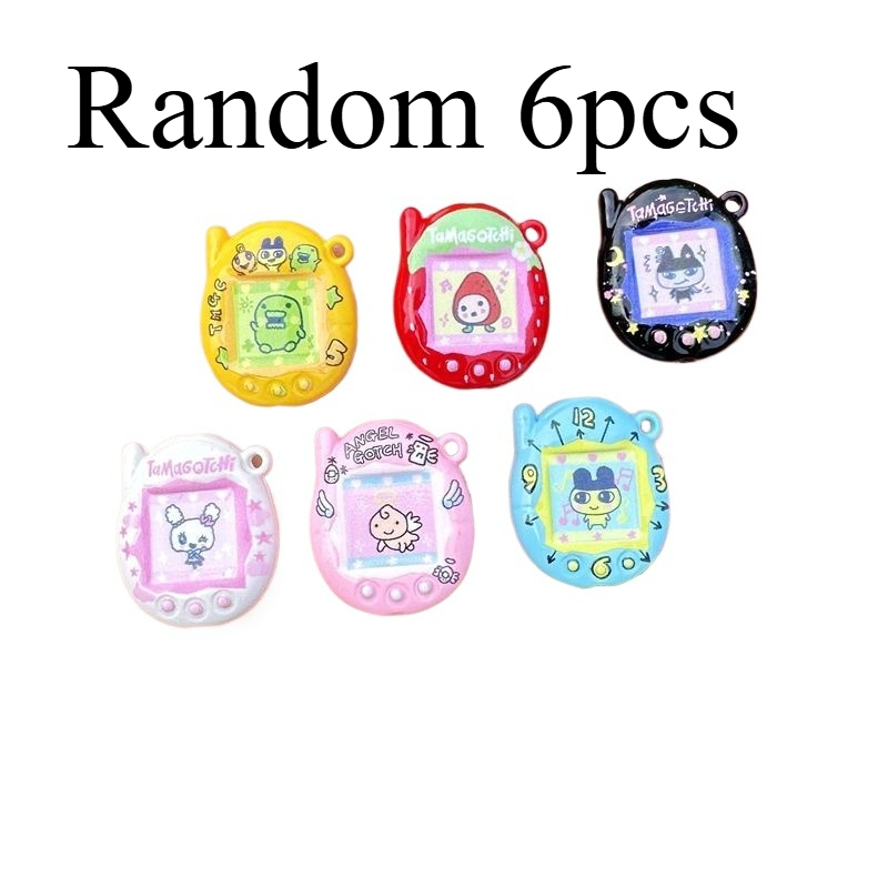 1/3/6 個たまごっちビーズアクセサリーアクリル漫画小型ア - Kawaii Tech Accessories のレビューと価格