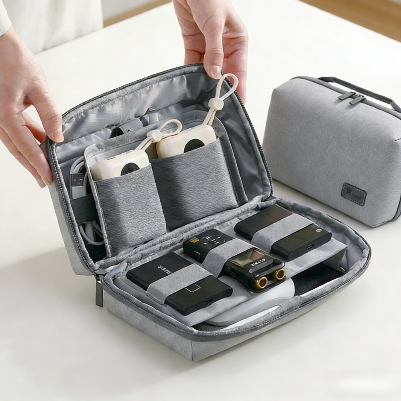 1Pc 電子機器オーガナイザー トラベルケース、防水トラベル - Tech Accessories Storage のレビューと価格