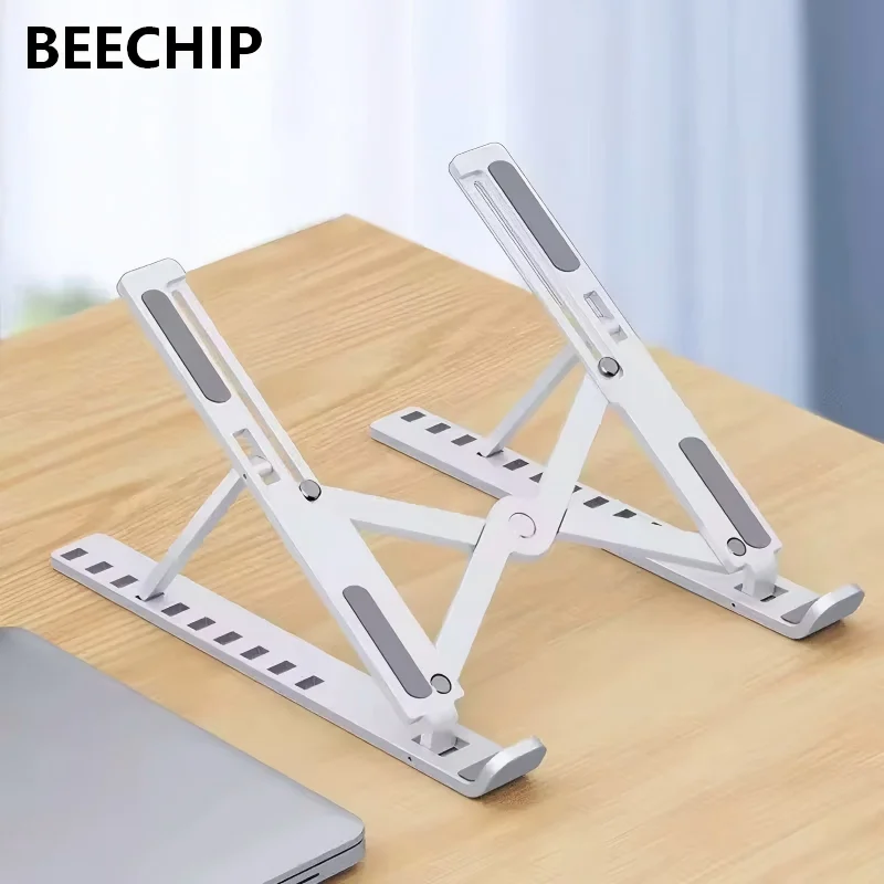 折りたたみ式ノートパソコンスタンド、冷却機能付き、角度調整可 - Laptop Stand Bamboo のレビューと価格