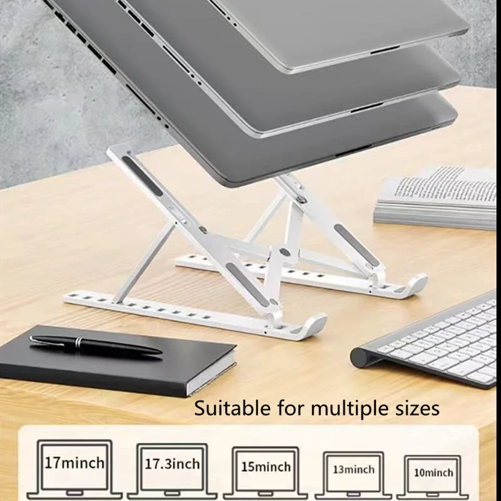 折りたたみ式ノートパソコンスタンド、冷却機能付き、角度調整可 - Laptop Stand Bamboo のレビューと価格