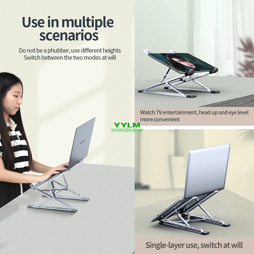 YYLM N8 ラップトップスタンドアルミ Macbook  - Laptop Stand Bamboo のレビューと価格