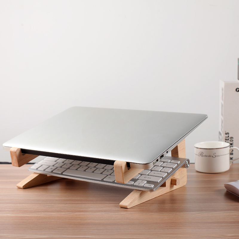 パーソナライズされた無垢材のラップトップスタンド,デスクトッ - Laptop Stand Bamboo のレビューと価格