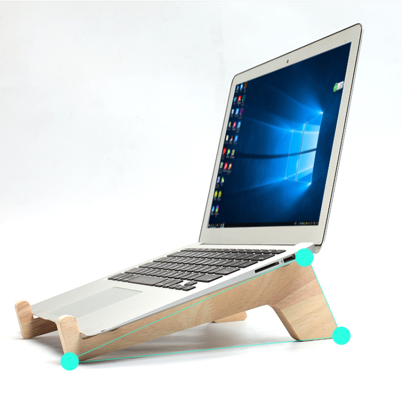 パーソナライズされた無垢材のラップトップスタンド,デスクトッ - Laptop Stand Bamboo のレビューと価格