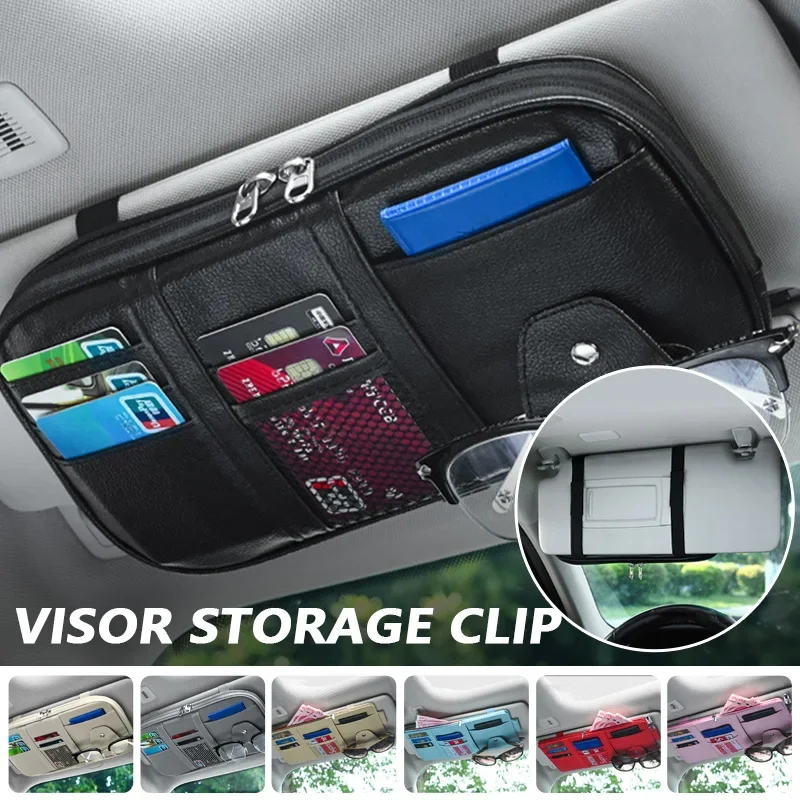 車のサンバイザーオーガナイザーマルチポケットジッパーオートト - Tech Accessories Bag のレビューと価格
