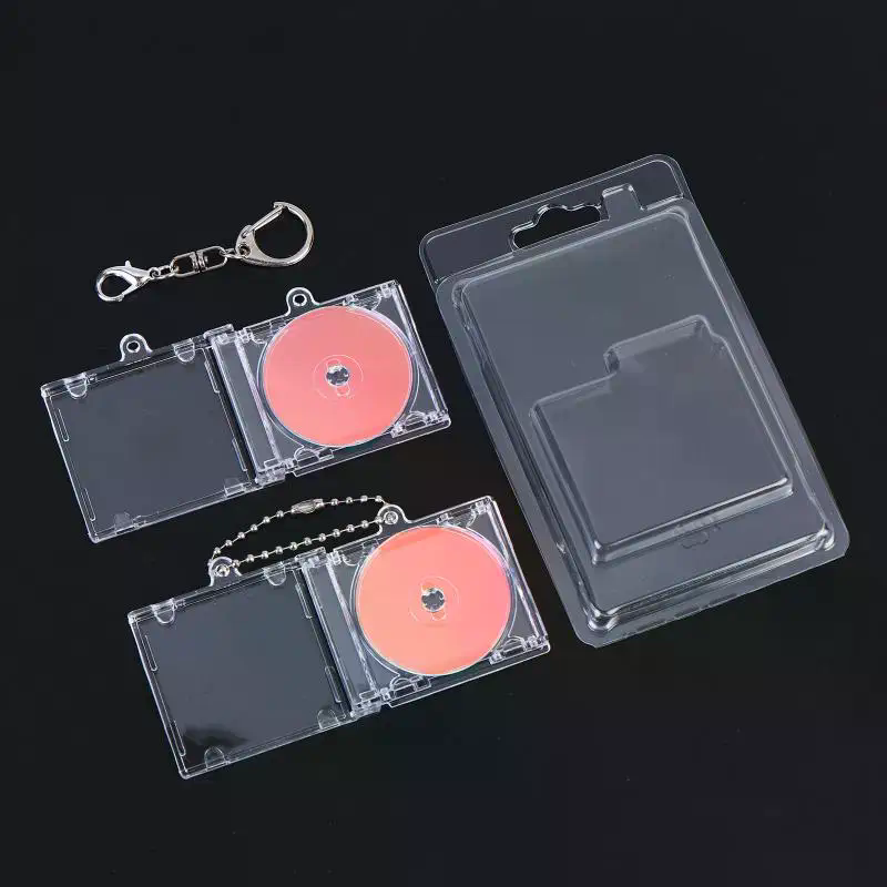 CDディスクケースキーホルダー - DIYバックパックペンダ - Tech Accessories Holder のレビューと価格