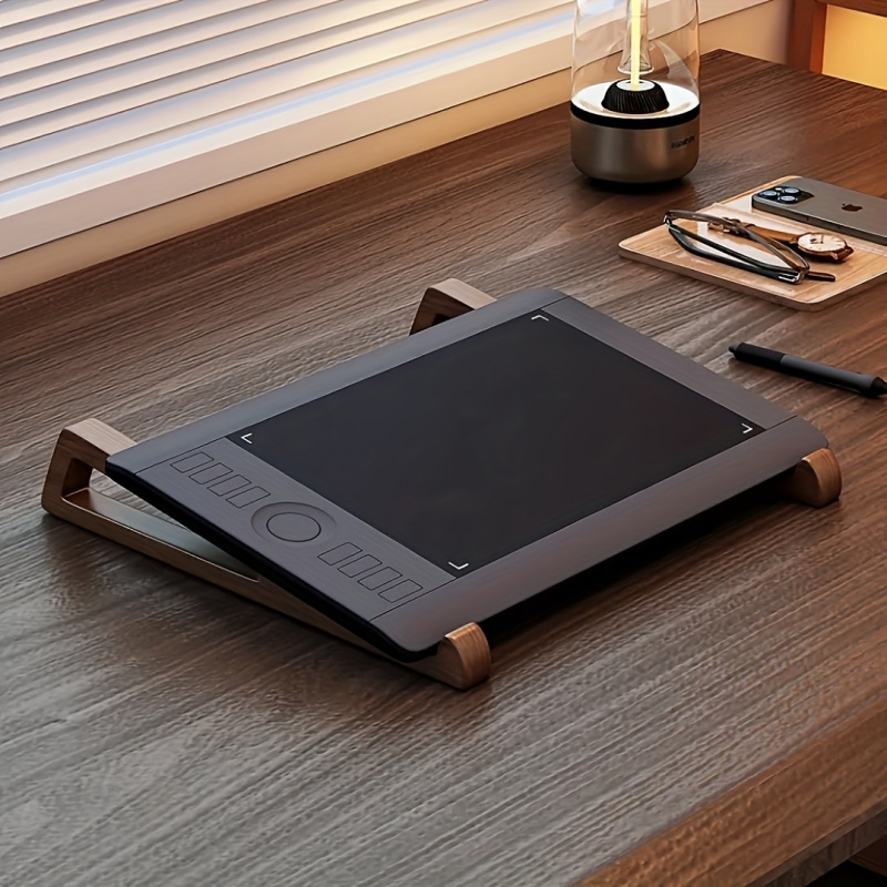 ポータブル折りたたみ式木製ノートパソコンスタンド - 人間工 - Laptop Stand Bamboo のレビューと価格