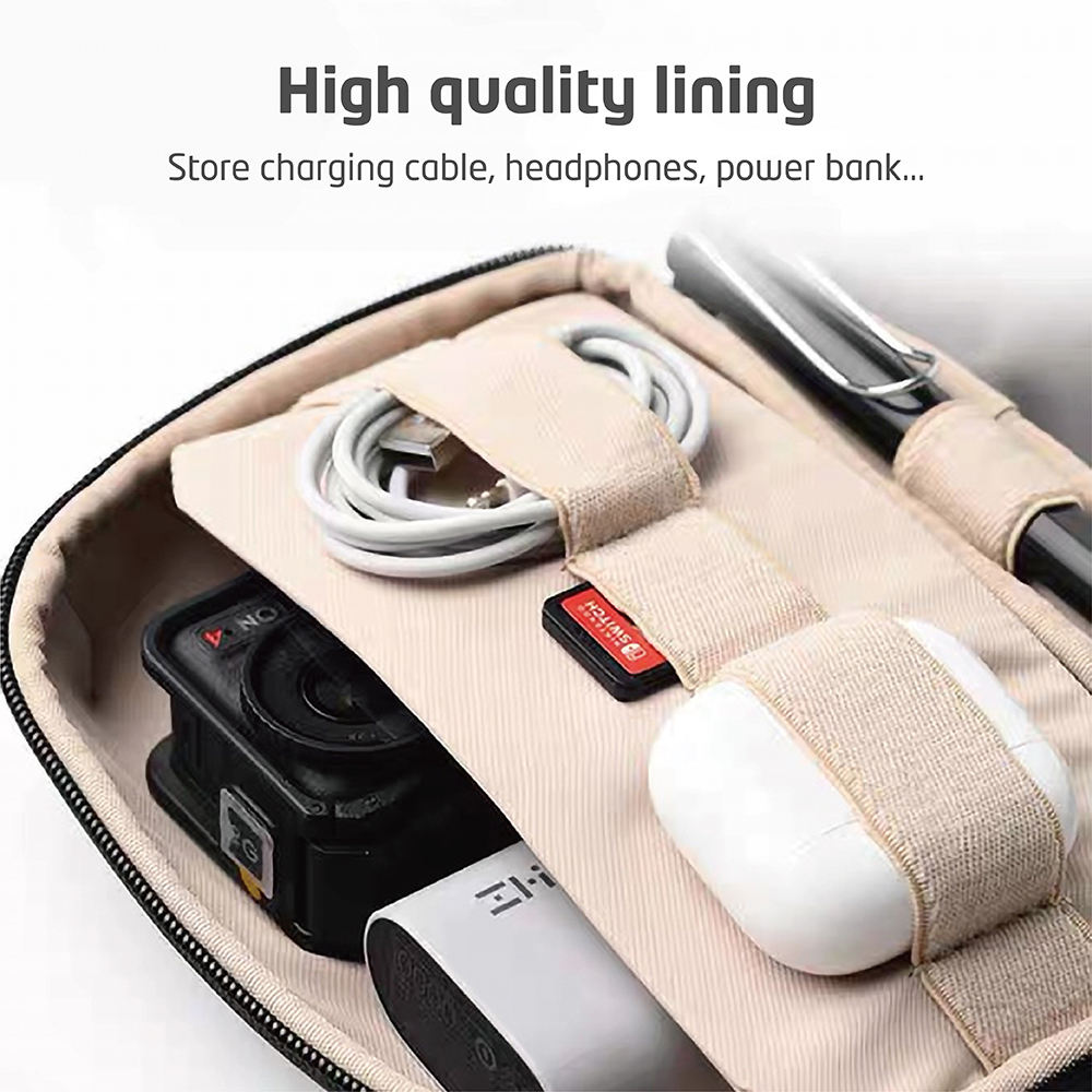 大容量テックオーガナイザーバッグ 旅行用電子機器アクセサリー - Tech Accessories Storage のレビューと価格