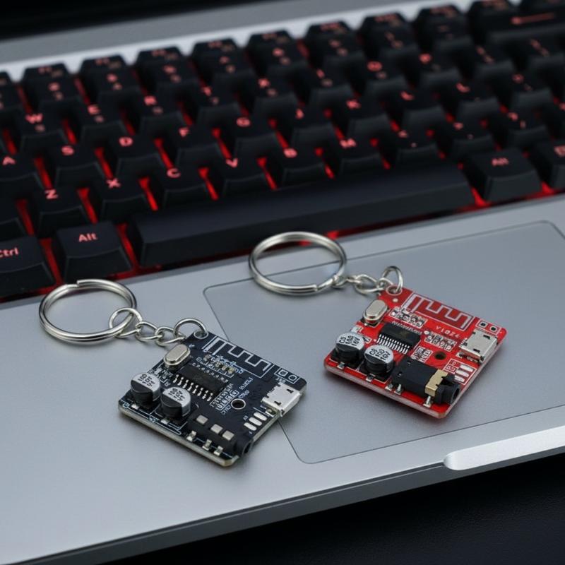 回路基板キーホルダー ミニマリスト レトロ PCB メタルキ - Tech Keychain Accessories のレビューと価格