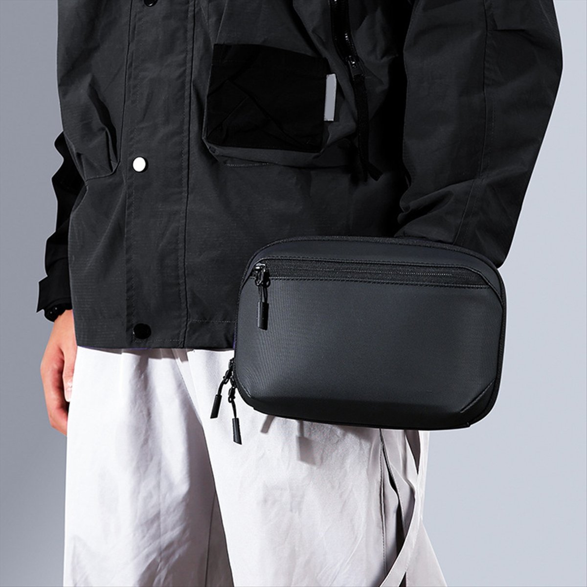 ☶ ❈ ＊ ♥ AC1578-防水テックポーチ 多層オーガナ - Tech Accessories Storage のレビューと価格