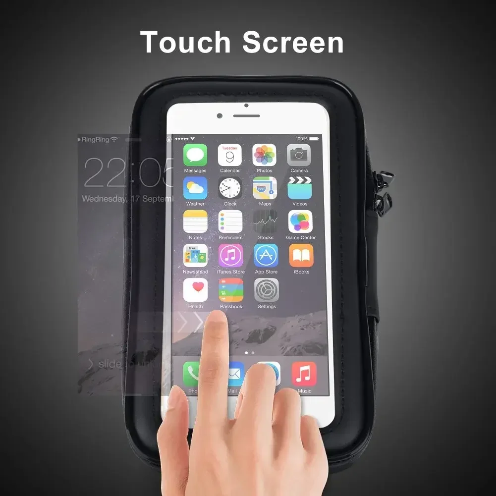 自転車やオートバイ用の電話ホルダー,タッチスクリーン,GPS - Tech Accessories Bag のレビューと価格